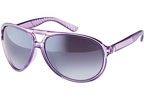 BEZLIT Damen Sonnenbrille Rundglas Piloten Designer Verlaufsglas Brille 30419 Violett Schwarz von BEZLIT