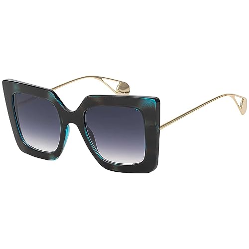 BEZLIT Damen Sonnenbrille in vielen Farben Schwarz-Blau von BEZLIT
