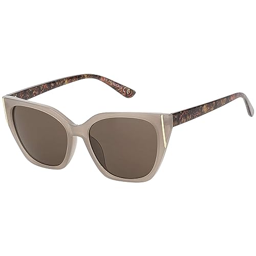 BEZLIT Damen Sonnenbrille in vielen Farben Taupe von BEZLIT