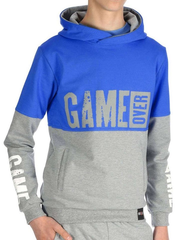 BEZLIT Hoodie Jungen Kapuzen Pullover & GAME OVER Aufdruck (1-tlg) Hoodie von BEZLIT