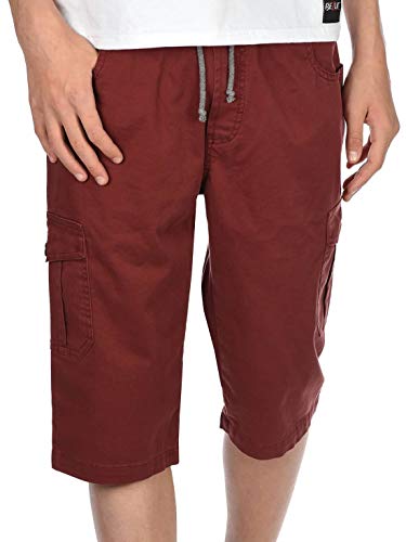 BEZLIT Jungen Cargo Shorts 3/4 Kurze Hose 30065 Bordeaux 140 von BEZLIT