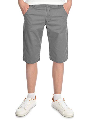 BEZLIT Jungen Chino Kinder Shorts kurz, 110, Grau von BEZLIT