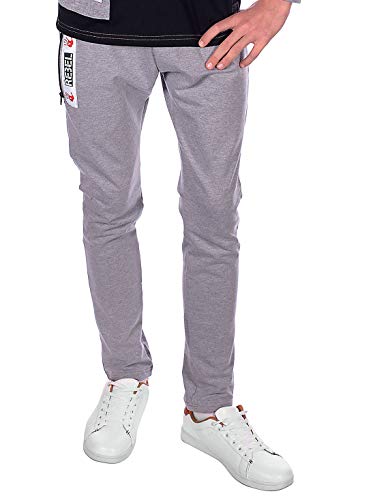 BEZLIT Jungen Freizeit Sport Stoff Hose 30144 Grau 128 von BEZLIT