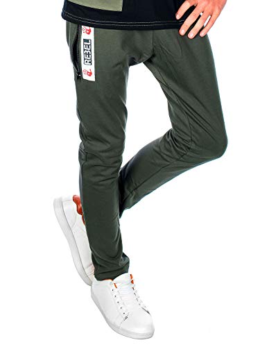 BEZLIT Jungen Freizeit Sport Stoff Hose 30144 Olivegrün 152 von BEZLIT