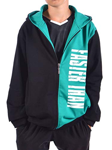 BEZLIT Jungen Kinder Hoodie Kapuzen Pullover Sweatjacke 30236 Grün 116 von BEZLIT