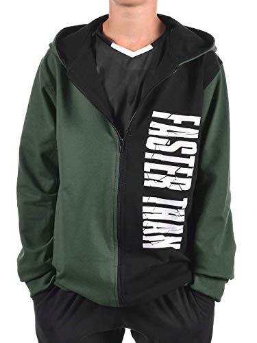 BEZLIT Jungen Kinder Hoodie Kapuzen Pullover Sweatjacke 30236 Olivegrün 122 von BEZLIT