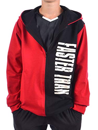 BEZLIT Jungen Kinder Hoodie Kapuzen Pullover Sweatjacke 30236 Rot 116 von BEZLIT