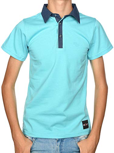 BEZLIT Jungen Polo Shirt Kurzarm Strech 30093 Türkis 116 von BEZLIT