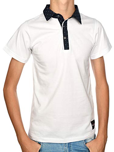 BEZLIT Jungen Polo Shirt Kurzarm Strech 30093 Weiß 104 von BEZLIT