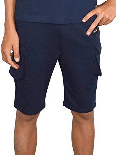 BEZLIT Jungen Shorts Kinder Kurze-Hose Cargo Capri Short Hosen Strech 30079 Navy 116/122 von BEZLIT