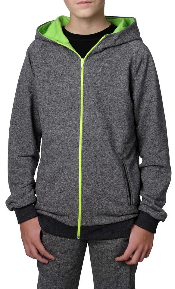 BEZLIT Kapuzensweatjacke Jungen Sweatjacke mit Kapuze meliert 30363 (1-tlg) elastisch von BEZLIT