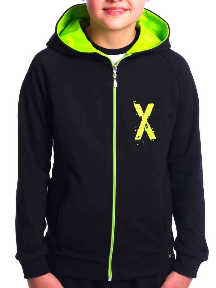 BEZLIT Kapuzensweatjacke Jungen Sweatjacke mit Rücken Print (1-tlg) Sweatshirt mit Kapuze Kängurutasche Hoodie mit Print von BEZLIT