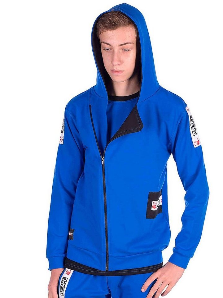 BEZLIT Kapuzensweatjacke Kinder Jungen Sweatjacke Rebel (1-tlg) mit Kapuze, mit Kängurutasche, Hoodie von BEZLIT