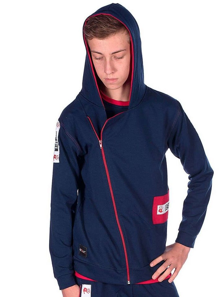 BEZLIT Kapuzensweatjacke Kinder Jungen Sweatjacke Rebel (1-tlg) mit Kapuze, mit Kängurutasche, Hoodie von BEZLIT