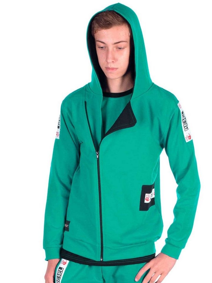 BEZLIT Kapuzensweatjacke Kinder Jungen Sweatjacke Rebel (1-tlg) mit Kapuze, mit Kängurutasche, Hoodie von BEZLIT