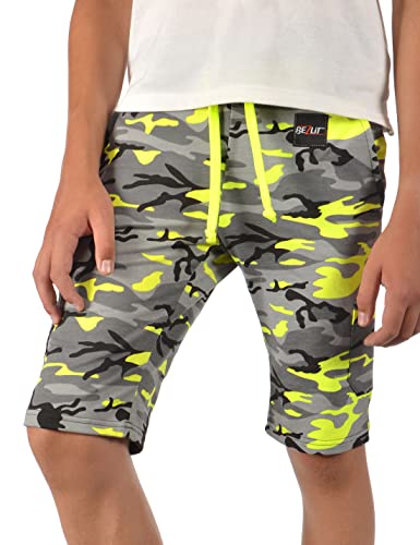 BEZLIT Kinder Jungen Bermuda Cargo Shorts Kurze Hose Camouflage 30354 Gelb Camouflage 164 von BEZLIT