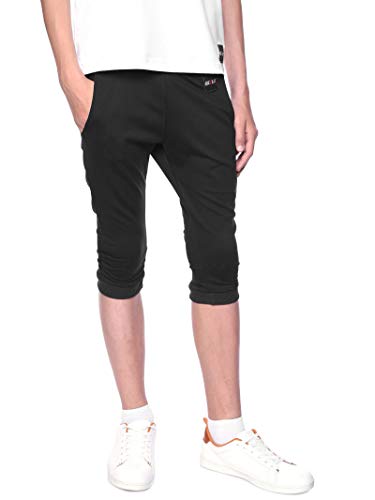 BEZLIT Kinder Jungen Capri-Shorts Kurze-Hose Bermuda Short Strech 30070 Schwarz 104/110 von BEZLIT