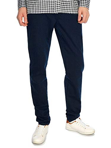 BEZLIT Kinder Jungen Chino Hose Röhren Stretch Jeans Optik Hosen RX 30001 Dunkelblau 104 von BEZLIT