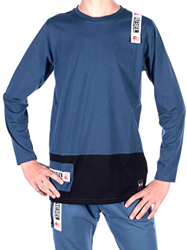 BEZLIT Kinder Jungen Langarm Shirt Pullover Sweater 30146 Dunkelblau 128 von BEZLIT