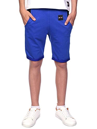 BEZLIT Kinder Jungen Shorts Kurze-Hose Bermuda Capri-Short Hosen Strech 30069 Blau 152/158 von BEZLIT