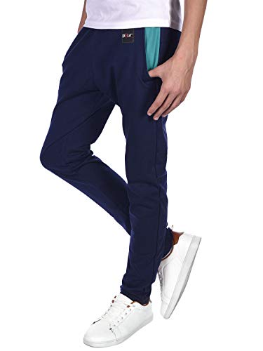 BEZLIT Kinder Jungen Sport Freizeit Stoff Jogging Sweat Hose 30143 Navy-Grün 128 von BEZLIT