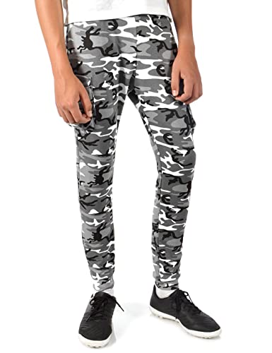 BEZLIT Kinder Jungen stylische Sport Trainings Freizeithose Grau Camouflage 146 von BEZLIT