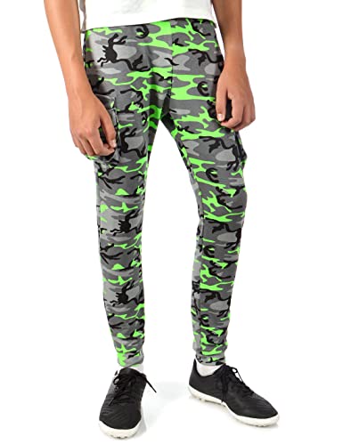 BEZLIT Kinder Jungen stylische Sport Trainings Freizeithose Hellgrün Camouflage 152 von BEZLIT