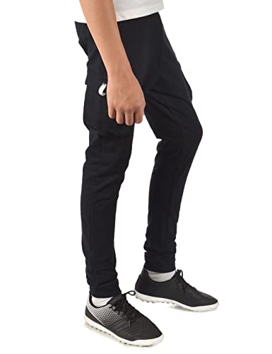 BEZLIT Kinder Jungen stylische Sport Trainings Freizeithose Schwarz 134 von BEZLIT