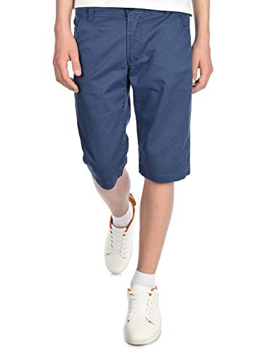 BEZLIT Kinder Kurze-Hose Jungen Chino-Shorts Capri-Shorts Bund Verstellbar Kinder-Shorts 30057 Blau 122 von BEZLIT