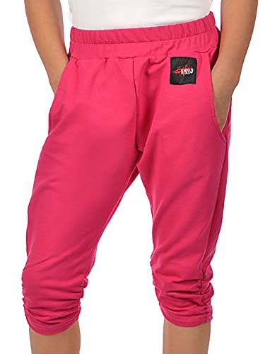 BEZLIT Kinder Mädchen Capri Pump Bermuda Shorts 3/4 Kurze Hose 30338 Pink 140/146 von BEZLIT