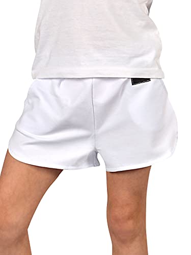 BEZLIT Kinder Mädchen Shorts Hot Pants Kurze Hose 30335 Weiß 128/134 von BEZLIT