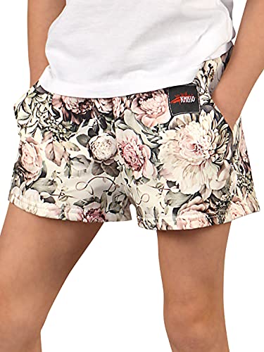 BEZLIT Kinder Mädchen Shorts Hot Pants Kurze Hose 30337 Olivegrün-Rose 128/134 von BEZLIT