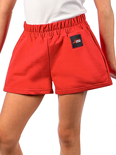 BEZLIT Kinder Mädchen Shorts Hot Pants Kurze Hose 30337 Rot 128/134 von BEZLIT