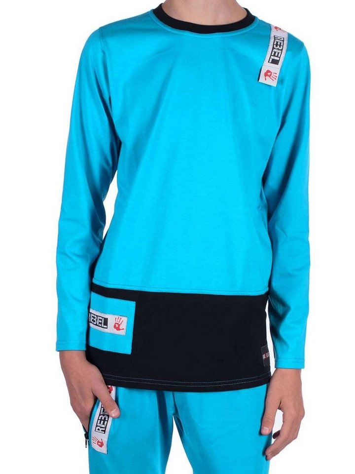 BEZLIT Langarmshirt Jungen Shirt Rundhals Rebel (1-tlg) sportlicher Schnitt von BEZLIT