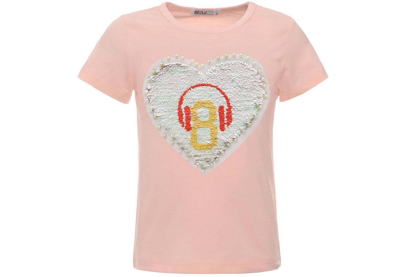 BEZLIT Paillettenshirt Mädchen Wende Pailletten T-Shirt (1-tlg) mit Wendepailletten von BEZLIT