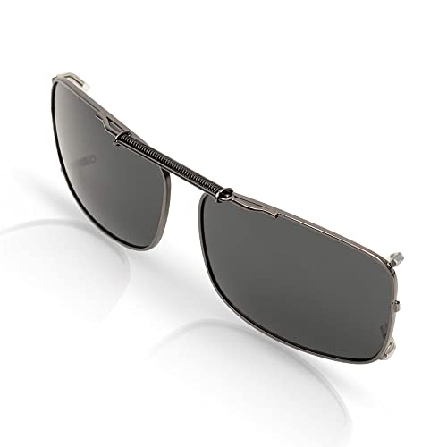 BEZLIT Polarisiert Sonnenbrille Brillen Aufsatz Polarized Clip On Brillen Aufsatz 30448 Schwarz von BEZLIT