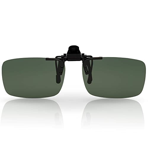 BEZLIT Polarisiert Sonnenbrille Brillen Aufsatz Polarized Clip On Brillen Aufsatz 30451 Grau von BEZLIT