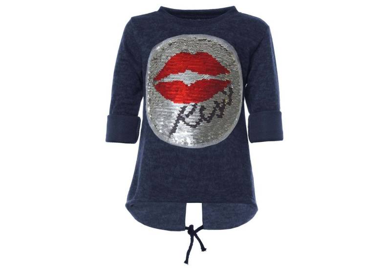 BEZLIT Sweatshirt Mädchen Wende Pailletten Pullover (1-tlg) mit Wendepailletten von BEZLIT
