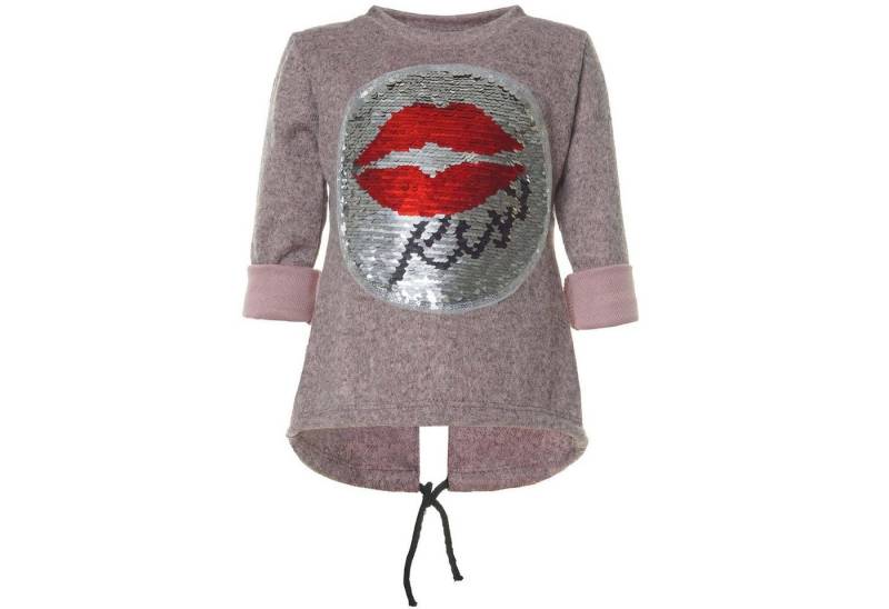 BEZLIT Sweatshirt Mädchen Wende Pailletten Pullover (1-tlg) mit Wendepailletten von BEZLIT
