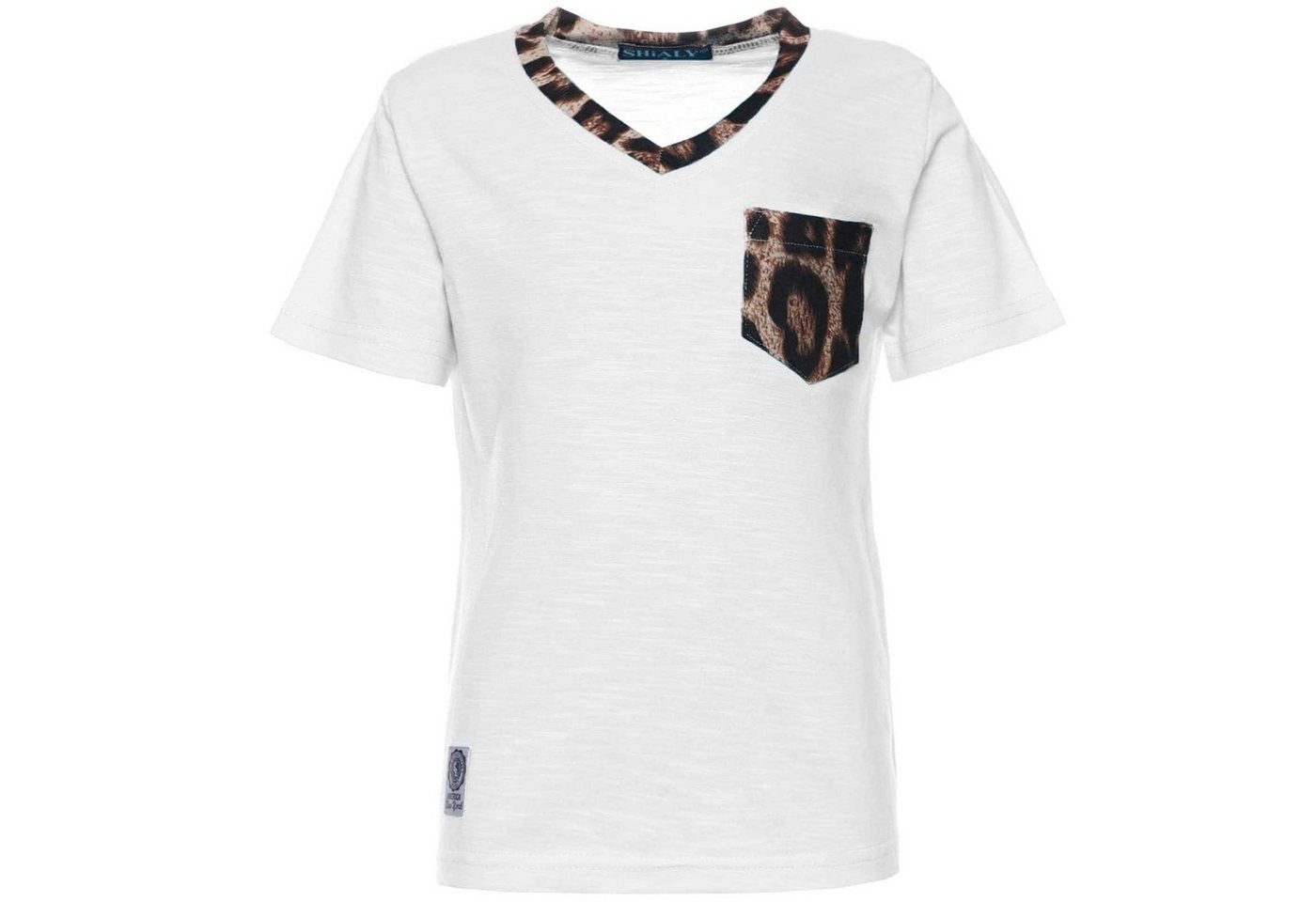 BEZLIT T-Shirt Jungen T-Shirt Kurzarm mit V-Ausschnitt 21832 (1-tlg) Casual, mit Tierprint von BEZLIT