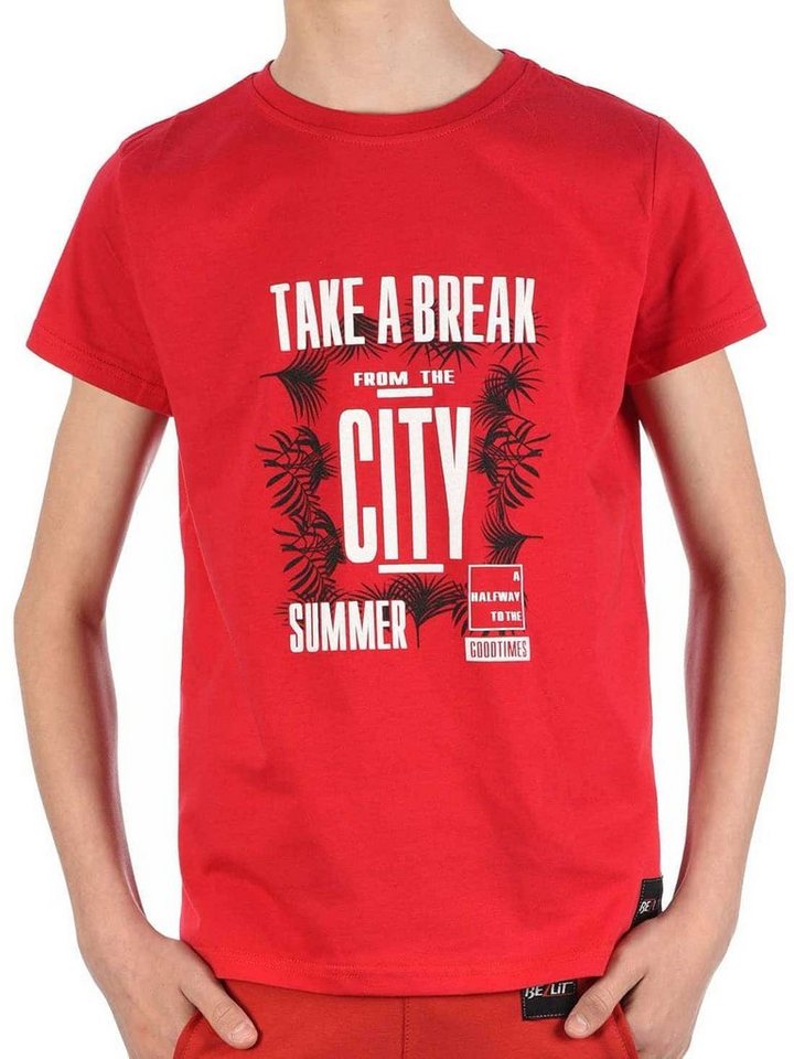 BEZLIT T-Shirt Jungen T-Shirt mit Take a break (1-tlg) T-Shirt von BEZLIT