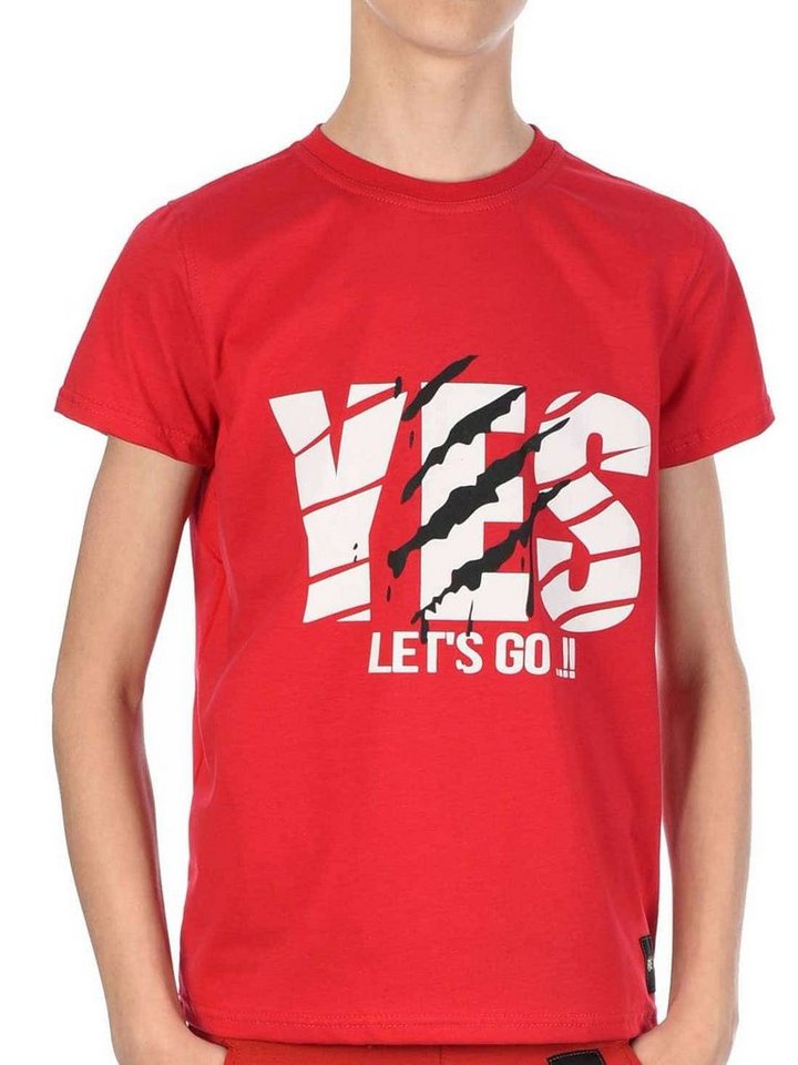 BEZLIT T-Shirt Jungen T-Shirt mit YES (1-tlg) Mit Print von BEZLIT