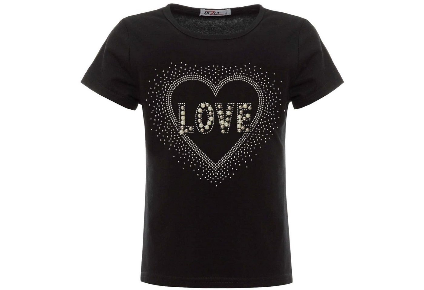 BEZLIT T-Shirt Mädchen T-Shirt Glitzersteinchen (1-tlg) mit Motiv von BEZLIT