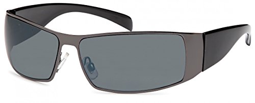 Herren Sonnenbrille Pilot Flieger Bikerbrille Sport Brille Schwarz von BEZLIT