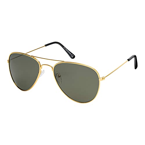 Jungen Kinder Sonnen Brille Designer 30456 Grau-Gold von BEZLIT