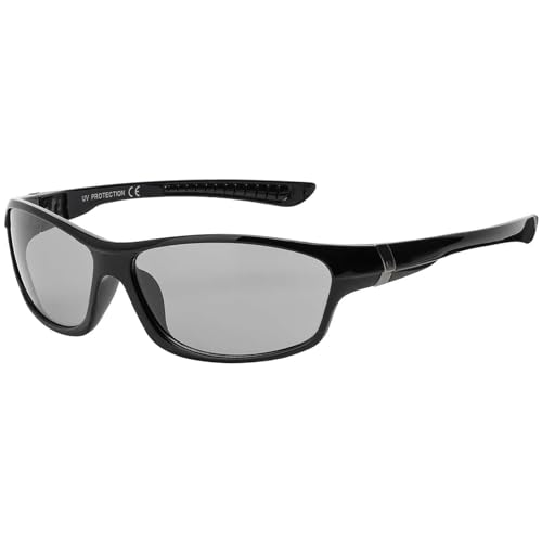 Kinder Sonnen Brille Designer Cool Abgefahren 30548 Grau-Schwarz von BEZLIT