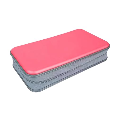 BFANGLC Große CDs Hülle mit 80 Kapazität Disc Storage Case Tragbare Organizer Box CDs Tasche Disc Pack Album Box, rot BFANGLC Große CDs Hülle mit 80 Kapazität Disc Storage Case Tragbare Organizer Box CDs Tasche Disc Pack Album Box, rot von BFANGLC
