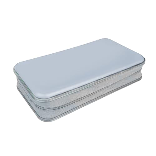 BFANGLC Große CDs Hülle mit 80 Kapazität Disc Storage Case Tragbare Organizer Box CDs Tasche Disc Pack Album Box, silber BFANGLC Große CDs Hülle mit 80 Kapazität Disc Storage Case Tragbare Organizer Box CDs Tasche Disc Pack Album Box, silber von BFANGLC