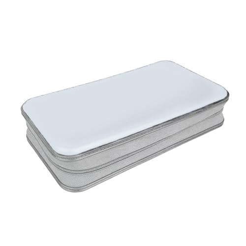 BFANGLC Große CDs Hülle mit 80 Kapazität Disc Storage Case Tragbare Organizer Box CDs Tasche Disc Pack Album Box, weiß BFANGLC Große CDs Hülle mit 80 Kapazität Disc Storage Case Tragbare Organizer Box CDs Tasche Disc Pack Album Box, weiß von BFANGLC