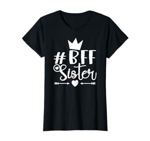 BFF Sister Beste Freundin für Zwei BFFS Mädchen Partner-Look T-Shirt BFF Sister Beste Freundin für Zwei BFFS Mädchen Partner-Look T-Shirt von BFF Geschenke und Beste Freundinnen Geschenk